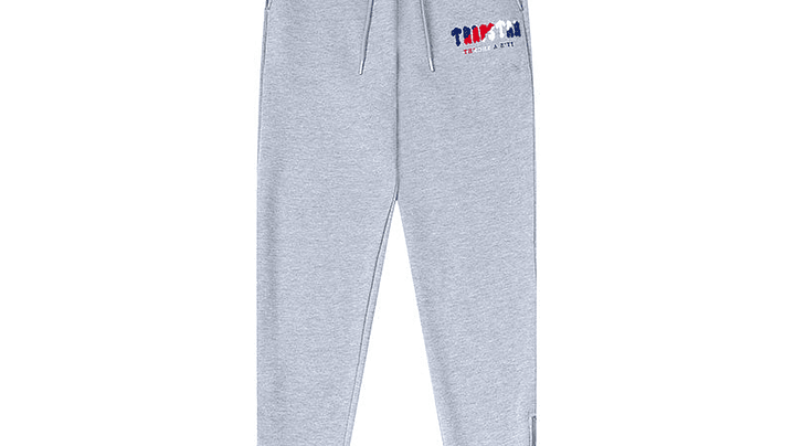 Buzo Trapstar Gris Logo Azul/Blanco/Rojo 1