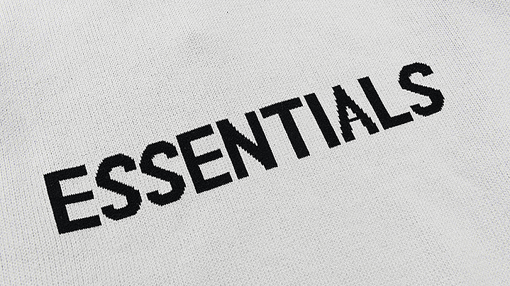 Sweater de punto Essentials blanco Logo Frontal 3