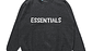 sweater de punto Essentials gris oscuro Logo Frontal - Miniatura 1