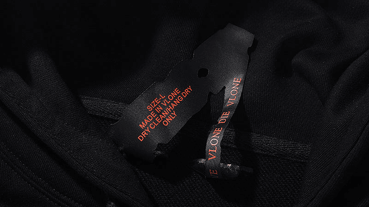 Hoodie Vlone Smoke Demon Angel Negro 6