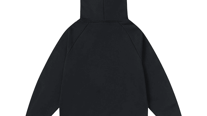 Hoodie Trapstar Negro Logo Azul/Blanco/Rojo 2