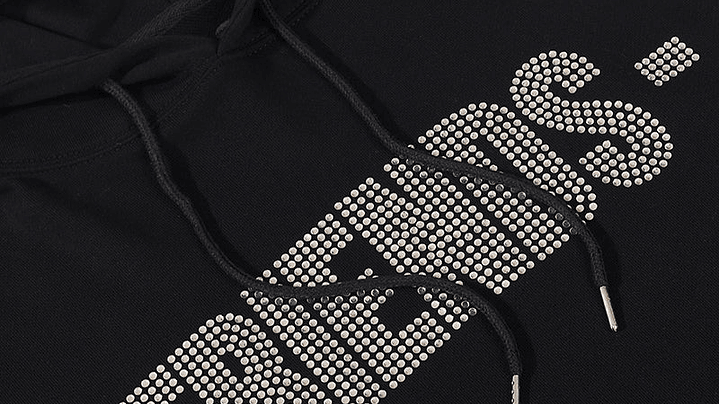 Hoodie Vlone Diamond Friends Negro 3