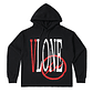 Hoodie Vlone Voltage  Negro/Rojo - thumbnail 1