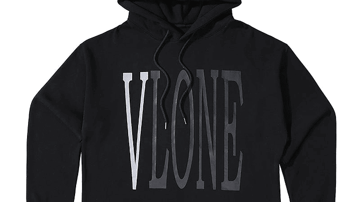 Hoodie Vlone Reflectante Negro 1