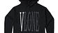 Hoodie Vlone Reflectante Negro - Miniatura 1