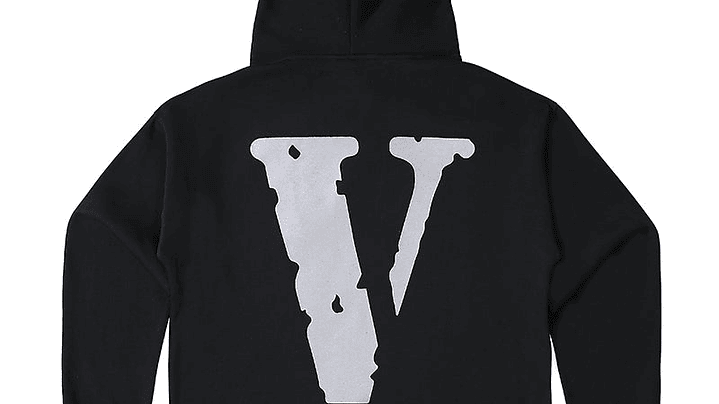Hoodie Vlone Reflectante Negro 2