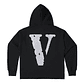 Hoodie Vlone Reflectante Negro - Miniatura 2