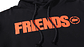 Hoodie Vlone FRIENDS Negro/Naranja - Miniatura 2