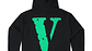 Hoodie Vlone FRIENDS Negro/Verde - Miniatura 2