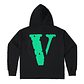 Hoodie Vlone FRIENDS Negro/Verde - Miniatura 2