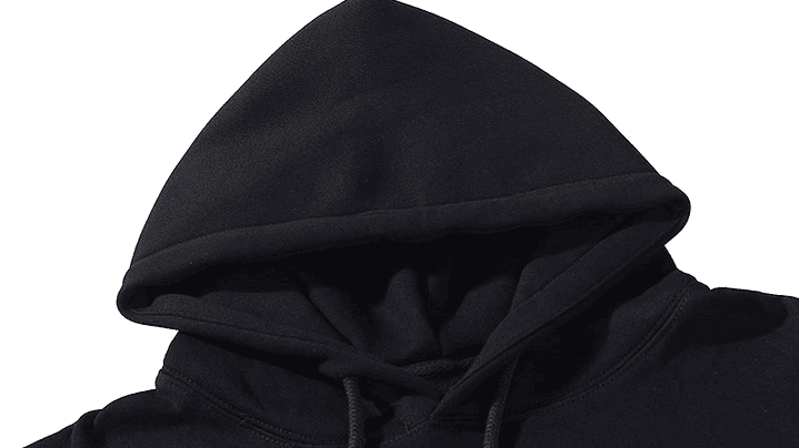 Hoodie Vlone FRIENDS Negro/Naranja 4