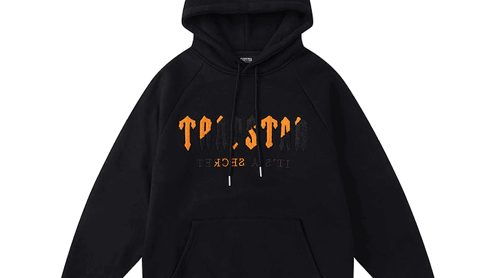 Conjunto Trapstar Negro Logo Naranja/Negro 2