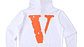 Hoodie Vlone Blanco/Naranja - Miniatura 2