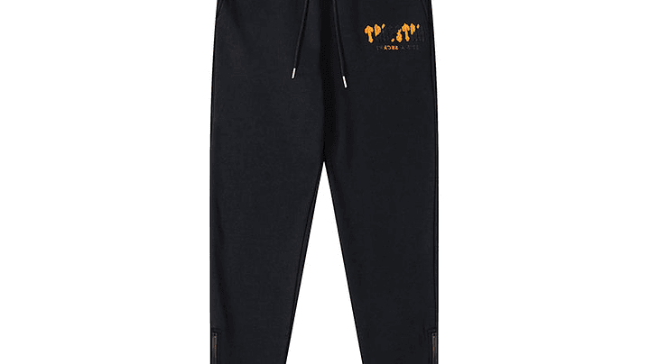 Conjunto Trapstar Negro Logo Naranja/Negro 4