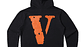 Hoodie Vlone Negro/Naranja - Miniatura 2