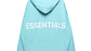Hoodie Essentials celeste Logo Espalda - thumbnail 1