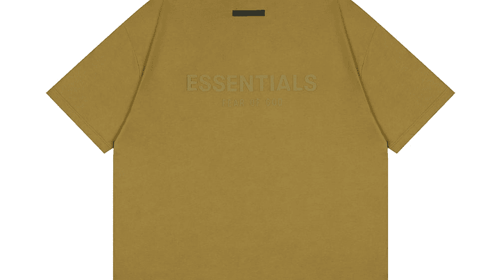 Polera Essentials Mostaza Amarronado 1