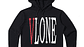 Hoodie Vlone Negro/Rojo - Miniatura 1