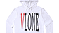 Hoodie Vlone Blanco/Rojo - Miniatura 1