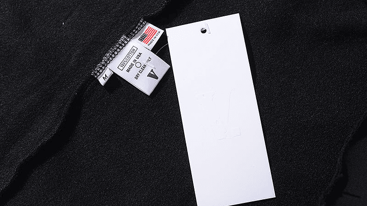 Hoodie Vlone Negro/Naranja 5