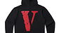 Hoodie Vlone Negro/Rojo - Miniatura 2