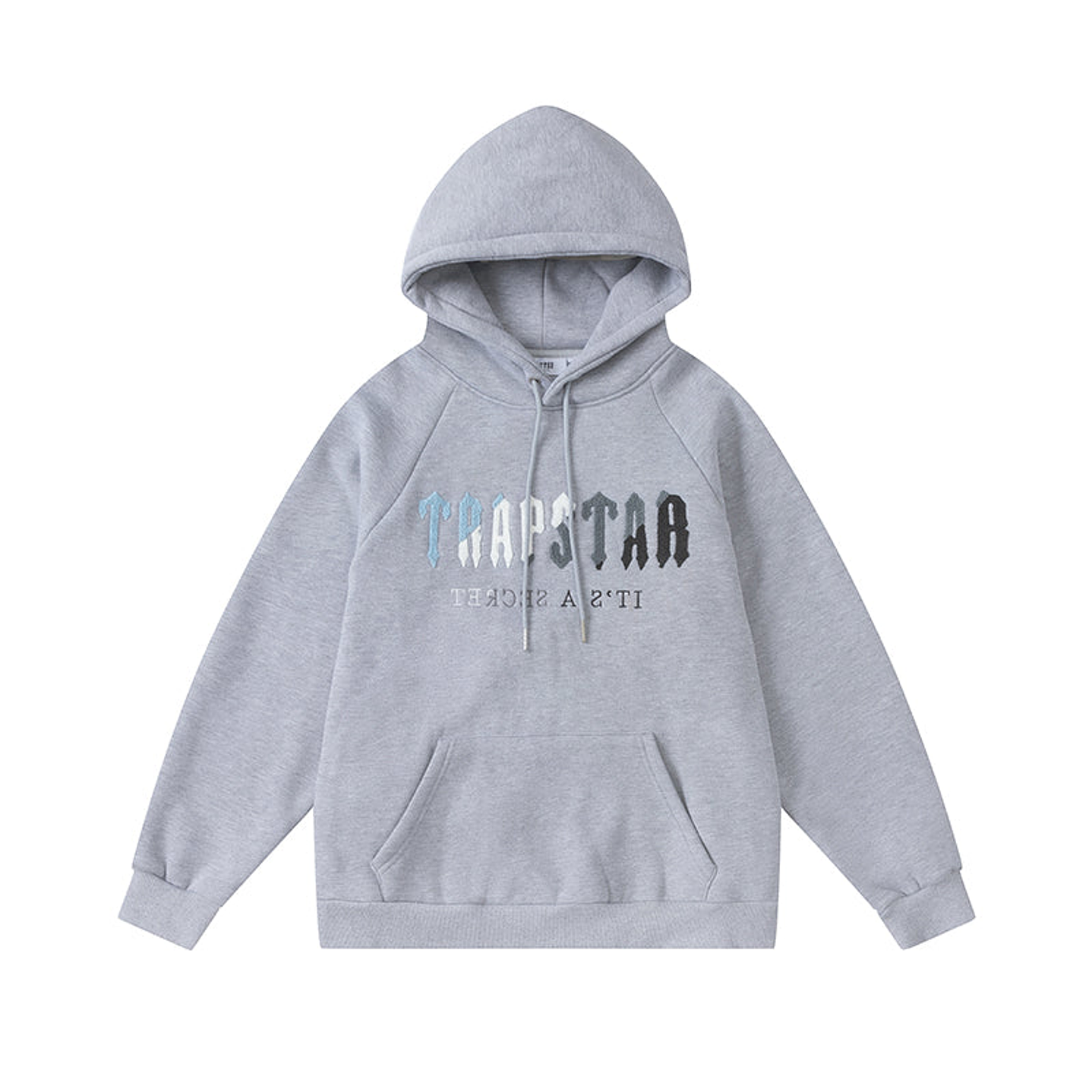 Conjunto Trapstar Gris Logo Celeste/Blanco/Gris 2