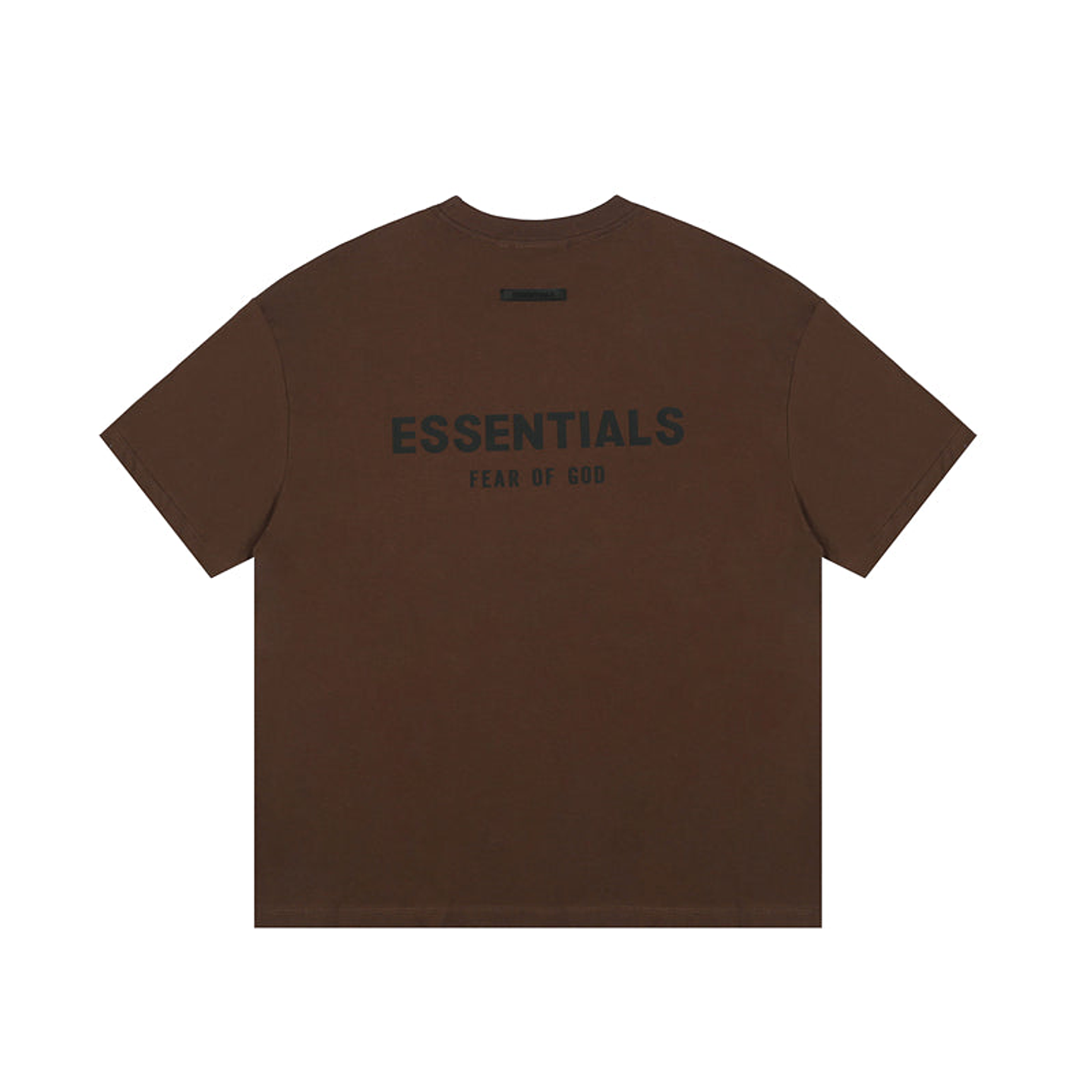 Polera Essentials Café 3D 1