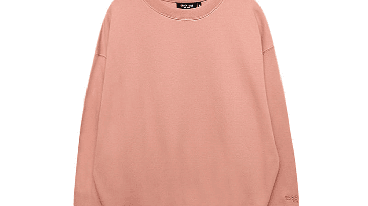 Crewneck Essentials rosado Logo Espalda 2