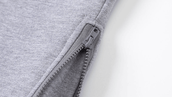 Buzo Trapstar Gris Logo Celeste/Blanco/Gris 3