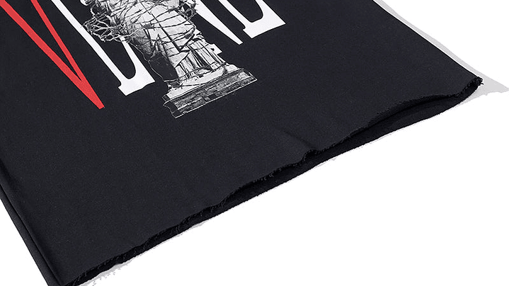 Hoodie Vlone x Liberty Negro/Rojo 4