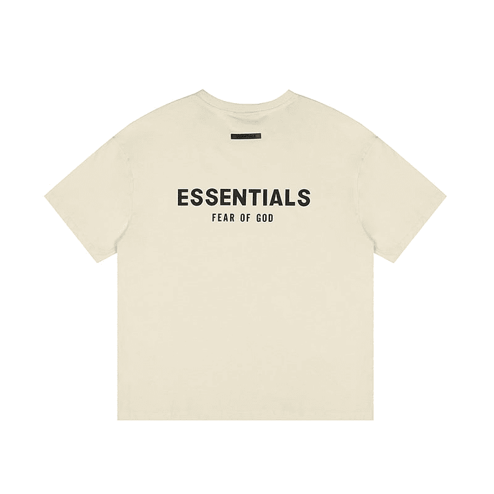 Polera Essentials Crema 3D 2