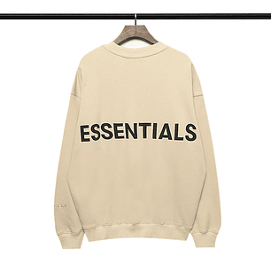 Crewneck Essentials café claro Logo Espalda