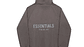 Hoodie Essentials stone oscuro Big logo espalda - Miniatura 1