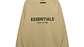 Crewneck Essentials kakhi Logo Espalda - Miniatura 1