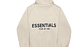 Hoodie Essentials stone claro Big logo espalda - Miniatura 2