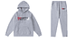 Conjunto Trapstar Gris Logo Rojo/Gris/Blanco - Miniatura 1