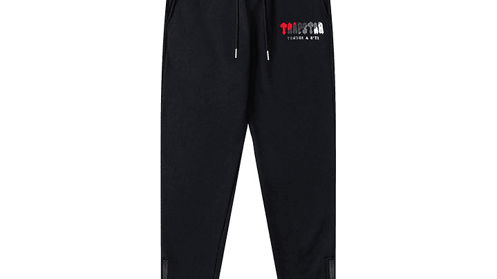 Conjunto Trapstar Negro Logo Rojo/Gris/Blanco 4