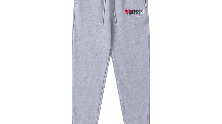 Buzo Trapstar Gris Logo Rojo/Gris/Blanco 1
