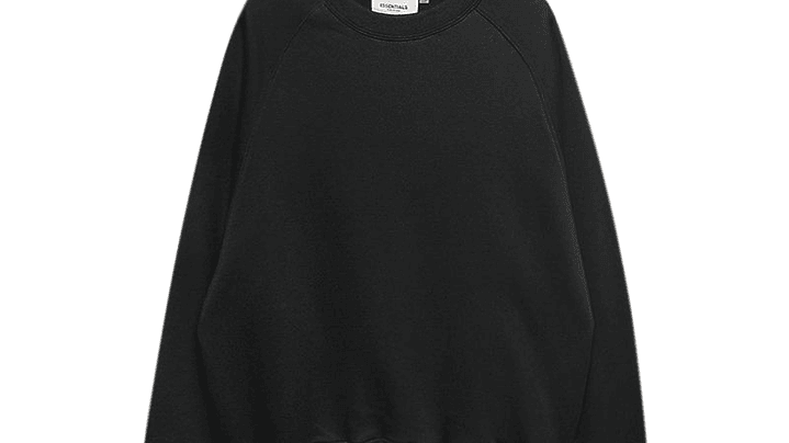 Crewneck Essentials negro Logo Espalda 2