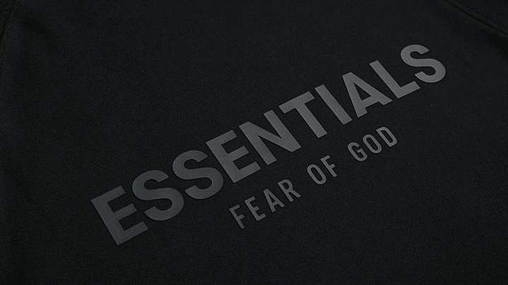 Crewneck Essentials negro Logo Espalda 3