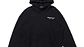 Hoodie Essentials negro Minimalista - Miniatura 1