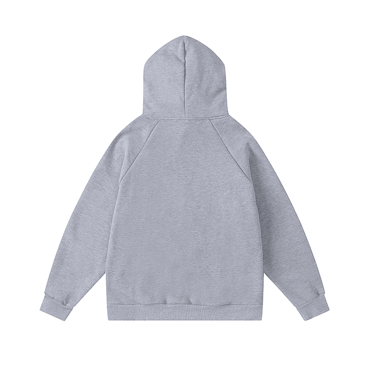 Hoodie Trapstar Gris Logo Rojo/Gris/Blanco 2