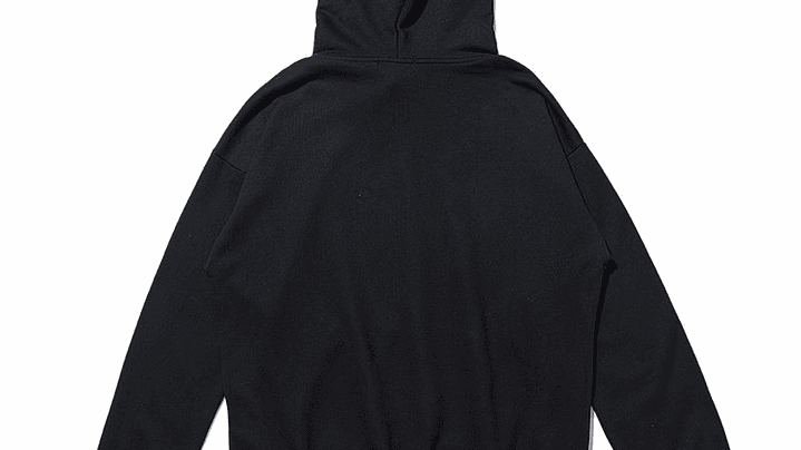 Hoodie Essentials negro Minimalista 2