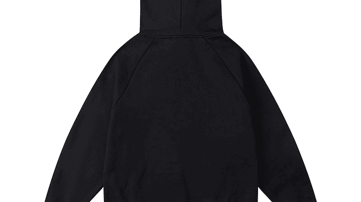 Hoodie Trapstar Negro Logo Verde/Gris/Blanco 2