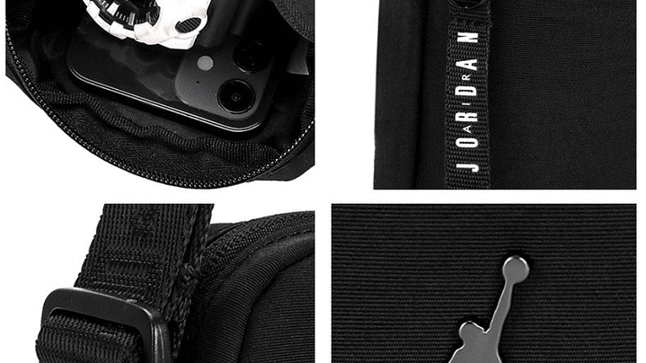 Crossbody Jordan Negro 2