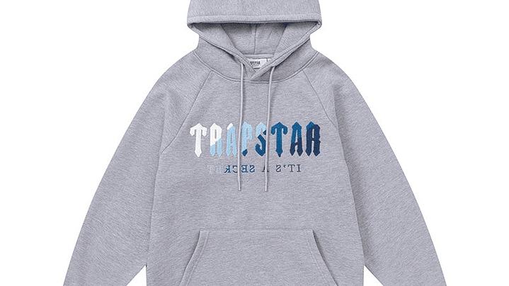 Conjunto Trapstar Gris Logo Blanco/Celeste/Azules 2