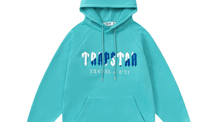 Conjunto Trapstar Celeste Logo Azul/Blanco 2