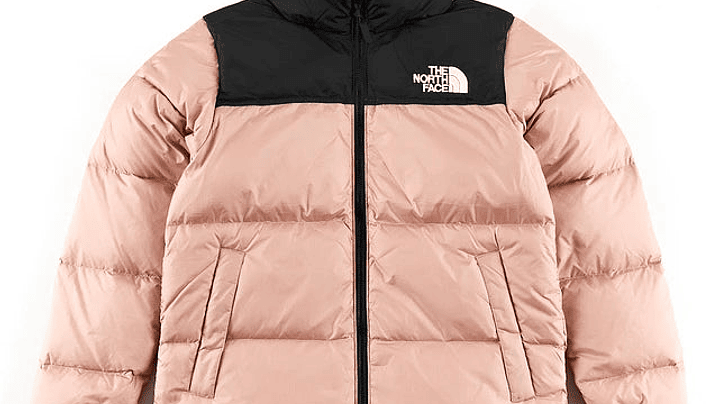 Chaqueta The north face nuptse rosada 1