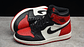 Jordan 1 mid bred toe - Miniatura 2