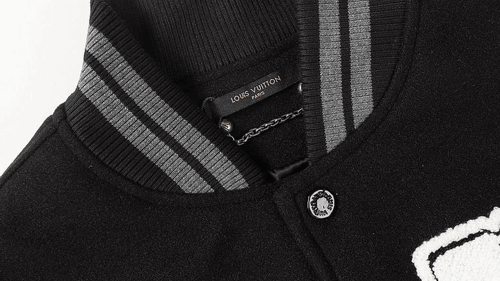 Varsity Jacket louis vuitton negra 4